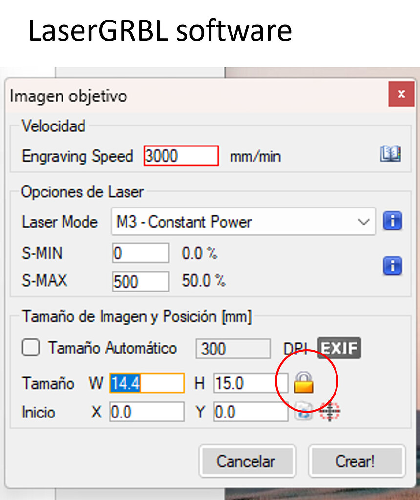 Image Proportion. NEJEV5.3.5 for NEJE MASTER machine About Software